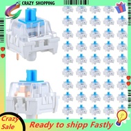 Blue Switch Replacement 100 PCS Mechanical Keyboard Switches 3 Pin Keyboard Clicker Keyboards Keys