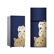 1-door And 2-door Refrigerator Stickers Cat Motif Code-15 FAZ