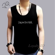Ada 4 warna Singlet distro dream theater new sablon polyflex kaos dalam pria singlet terbaru lekbong