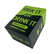 Risk It Or Drink It Fun Party Game For College Card Game Drinking Game Pregame Night Hilarious Dares