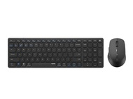 Rapoo รุ่น 9350M Multi-mode Wireless Keyboard & Mouse (KB-9350M-GY)