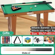 Mini billiard Table for Kids wooden with tall feet pool table set Children Billiard Table