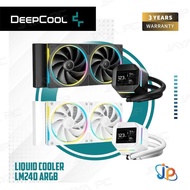 DeepCool LM240 ARGB - CPU AIO Liquid Cooler Fan 240mm with LCD IPS Display