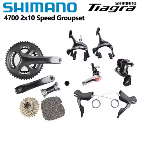 Shimano Tiagra 4700 Road 165/170/172.5/175mm 50-34T 52-36T Bike Bicycle Fullset 2x10 Speed Groupset 