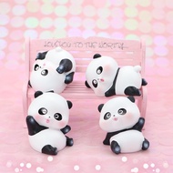 GIVE BOX Panda statue in many positions