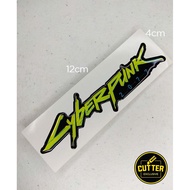 CYBERPUNK 77 logo resin sticker emblem