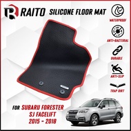 RAITO MAT Subaru Forester SJ Facelift 2015 - 2018 Car Floor Mat Carpet Customised Car Mat Kereta Car