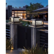 Gate Lamp Modern Outdoor Pillar Light Waterproof Weatherproof Garden Light Lampu Pagar