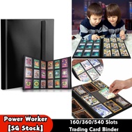 【SG Stock】360/540 Slots Trading Card Binder, 9‑Pocket Card Holder Album, Portable Game Card Collecti