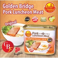 [现货 / Ready Stock] 金桥牌新加坡原味猪午餐肉 GOlDEN BRIDGE Singapore Pork Luncheon Meat Original 【340g/can】