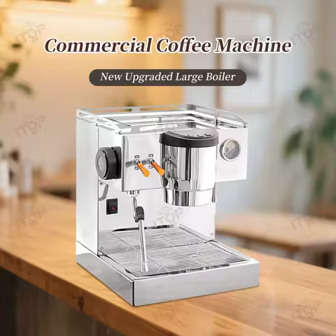 EM-19-M3PRO Espresso Coffee Machine Copper Boiler External O-P-V Valve Adjustable Pre-brewing&Extrac