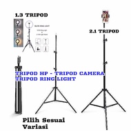 Tripod 1.3 Meter 2.1 Meter Tripod Mini RingLight Tripod Kamera hp