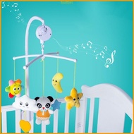 innlike1 Baby Crib Mobile Rattle Music Rotating Bed Bell Wind up Musical Box Infant Cot Toy Decoration for Newborn Boys