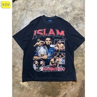 เสื้อยืด💖 oversized tee islam makhachev | UFC | vintage bootleg Tshirt Cotton combad 20s Premium