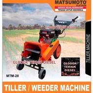 Traktor Mesin Bajak Sawah Mini Land Tiller Cultivator Matsumoto MTM 28
