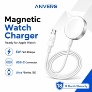 Anvers 5W USB-C Magnetic Watch Charger Fast Charging Cable for Apple Watch Ultra Series 11 10 SE