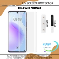 HFE Huawei Nova 8 UV Clear Full Screen Tempered Glass Screen Protector