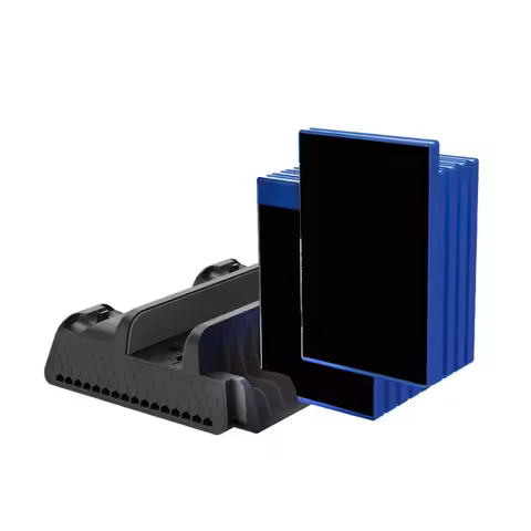 Vertical Cooling Stand For PS4 Slim Pro Charging Stand For PS4 Edition Dual Charging Card Storage Co