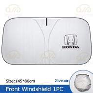 อุปกรณ์เสริมรถยนต์ที่บังแดดหน้ารถยนต์ม่านบังแดดหน้าต่างรถยนต์สำหรับ Honda ไฟรถยนต์ CIVIC HRV CRV BRV