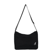 Kangol Shoulder Bag กระเป๋าสะพายข้างผ้าไนลอน ปักโลโก้ kangol สีดำ  เขียว 65258708