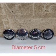 Harley Davidson HD Emblem Diameter 5 cm Stainless Steel Anti-Rust Harley Davidson Accessories