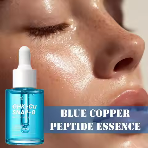 GHK-Cu Copper Peptides Facial Serum with SNAP-8 for Fine Lines, Wrinkles, Firming, Deep Hydration & 
