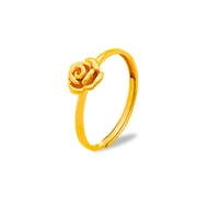Top Cash Jewellery 916 Gold Adjustable Rosé Ring