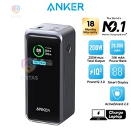 Vistas Anker Powerbank Fast Charging Powercore GanPrime 20000mAh 200W Power Bank Portable Charger A1