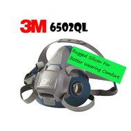 3M 6502QL Rugged Silicon Half Facepiece Reusable Respirator