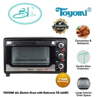 TOYOMI 25L Electric Oven with Rotisserie TO 2311RC Convection Oven