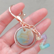❄️FU❄️ Pastel Horoscope Constellation Resin Keychain Pretty Gifts Friends Aquarius Capricorn Aries T