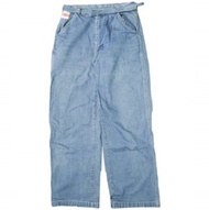 PAYDAY PD-008PT 繫帶牛仔褲，32碼，靛藍。拉鍊門襟牛仔褲。 [二手][PAYDAY]