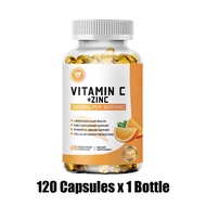 Omilay วิตามินซี Zinc Vitamin C วิตตามินซี สังกะสี Zinc Plus Vitamin C VitaminC Capsule Vit C Zinc 6