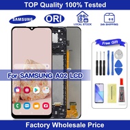 LCD With Frame for Samsung A02 A022 A022F A02S LCD Display Touch Screen Digitizer Assembly Replaceme