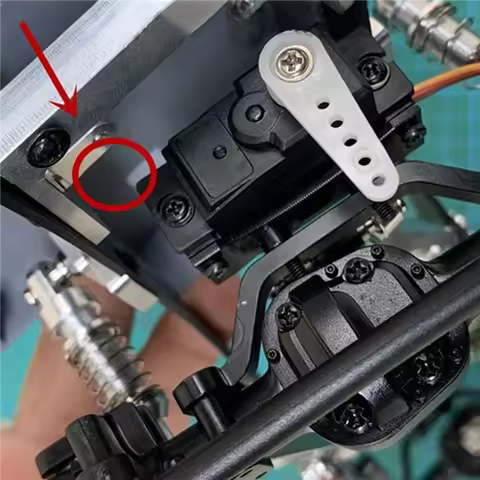 ABUM-4X Metal Bumper Mount Bracket For WPL C14 C24 C24-1 C34 B14 B24 B16 B36 MN D90 MN99S RC Car Upg