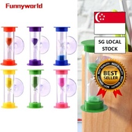 [SG FREE 🚚]2 Minute Colorful Sand Shower Timer Water Conservation Tooth Brushing Timer