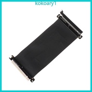 KOKO 7 87in PCI for Express 3 0 16X to 16X Flexible Cable Gold Plated Contacts PCIE Riser Card Exten