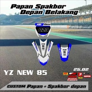 NEWEST DECAL STICKER START NUMBER BOARD AND FRONT REAR FENDER YZ NEW 85 NEWEST 25.02