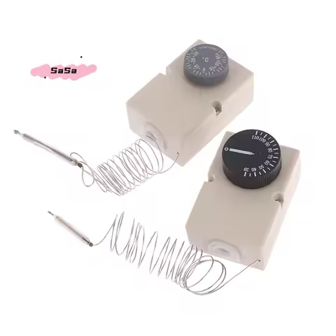 Mechanical Switch Capillary Thermostat for Electrical Device Knob Temperature Control 50-300C 0-60C 