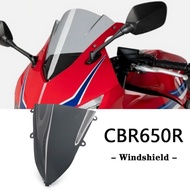 CBR650R Motorcycle Sport Raised Windshield Windsceen Racing Spoiler Wind Deflector FOR HONDA CBR650R