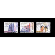 2001 Malaysia 50th Anniversary of Employees Provident Funds (Ulangtahun EPF) Set of 3pcs Stamps MNH 