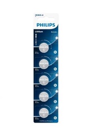 飛利浦 - CR2025 鈕扣電池 3V 電餅 電芯 鈕型電池 - 5粒裝 - 平行進口貨品