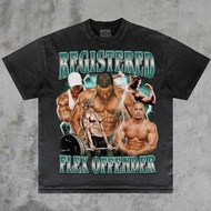 Registered Flex Offender T-Shirt Gym Meme Flex Offender Workout Meme Flex Shirt Gym T-Shirt Fitness 