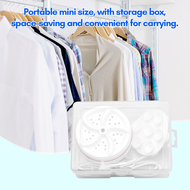 "【SUPER SALE】Mini Washing Machine Ultrasonic Turbine Washing Machine Portable "