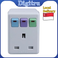 🔥Fast Delivery | UK to SG Power Adapter | 2000W AC Socket, Childproof Sockets, 8.5cm Portable