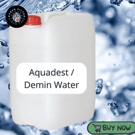 Aquadest / Air Suling / Demin Water 20 Liter