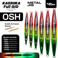 Metal Jig Kassuka 60Gr | 80gr | 100gr | 150gr | 200gr | 300gr | Untuk Slow Jig dan Fast Jig