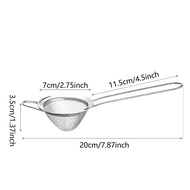 1PC Fine Mesh Stainless Steel Conical Strainer Cocktail Bar Strainer Premium Mesh Cocktail Cone Stra
