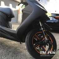 Reflective House FKW Five-Claw Sticker+12 inch Width 10mm Rim Sticker Suitable for CYGNUS CYGNUS CYG
