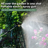 [LIX1] Stainless Steel Water Hose Sprayer Wand Spray Adjustable Electric Power Display Handheld Retr